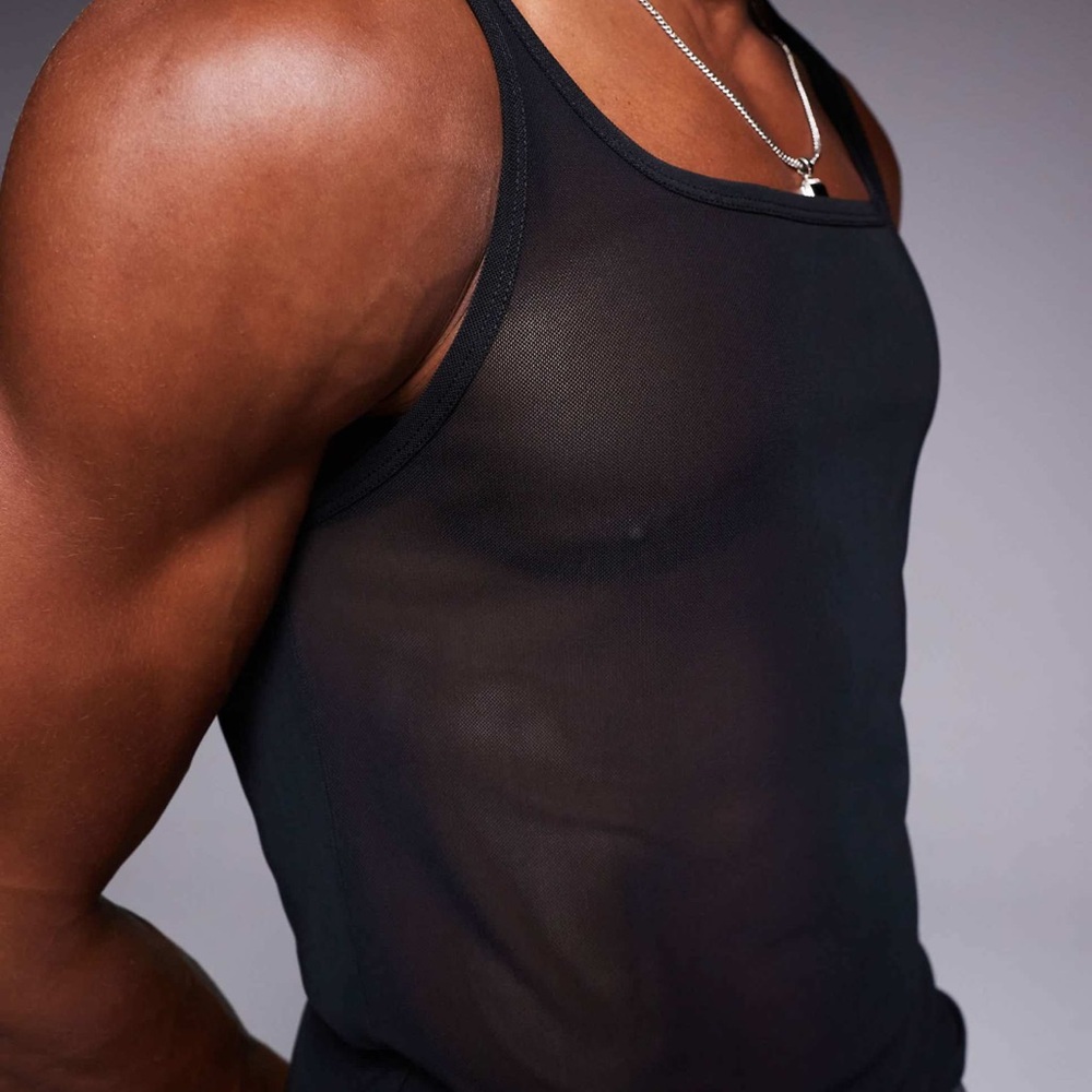 ASOS Men's Black Tank Top